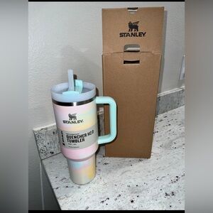 Stanley warm serene brushstrokes 40 ounce cup tumbler swifty colors